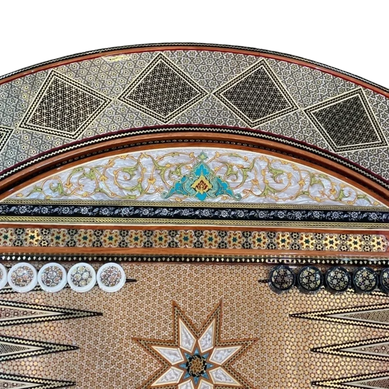 میز و صندلی 4 کاره خاتم طرح لنا - Image 11
