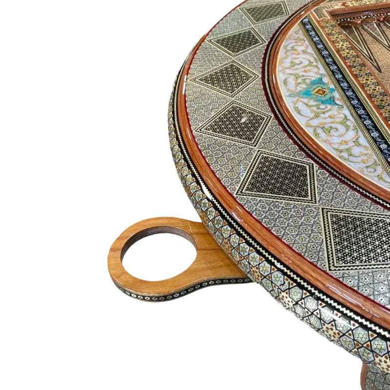 میز و صندلی 4 کاره خاتم طرح لنا - Image 12