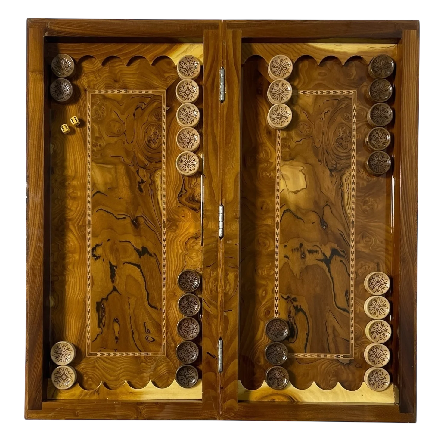 تخته نرد 50سانتی جوش سنجد طرح خوابدرخت