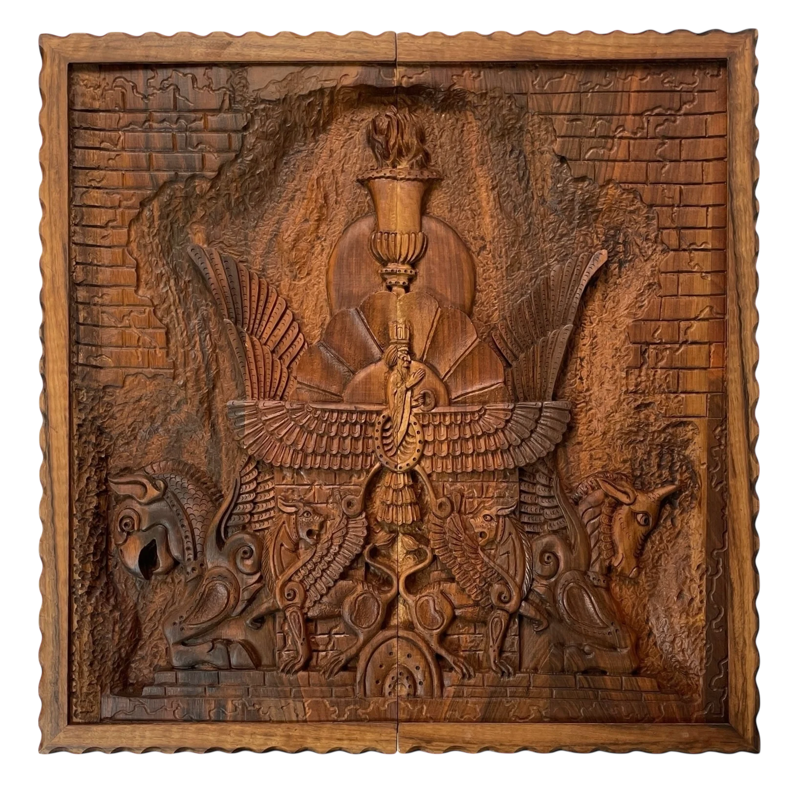 تخته نرد منبت 60 طرح فروغ اهورا