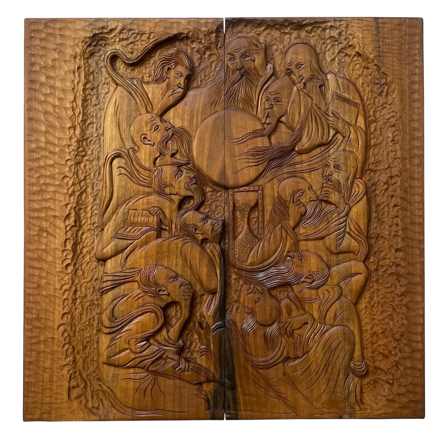 تخته نرد منبت 60 سانتی طرح راز ساعت آفرینش