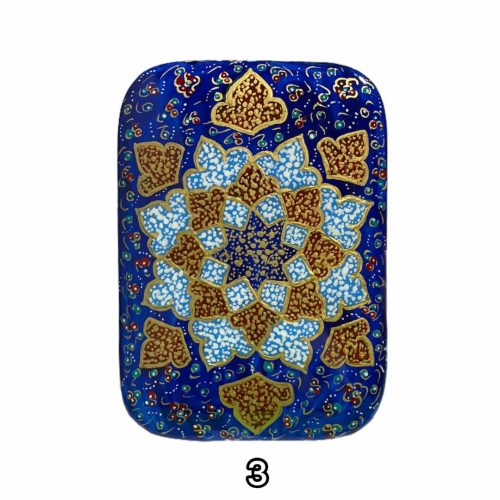 جعبه پاستور خاتم تذهیب کشویی کد3159
