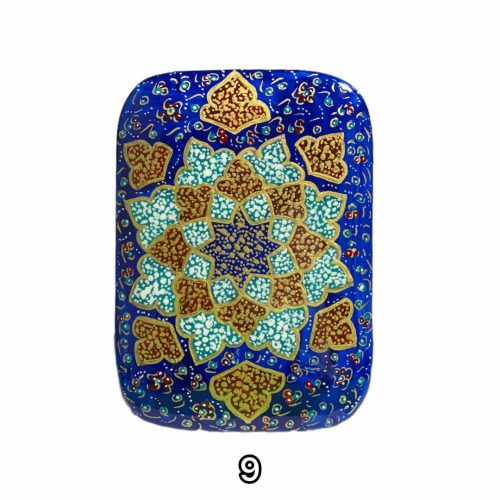 جعبه پاستور خاتم تذهیب کشویی کد3159