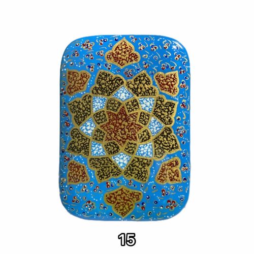 جعبه پاستور خاتم تذهیب کشویی کد3159