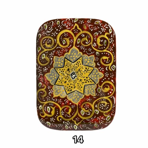 جعبه پاستور خاتم تذهیب کشویی کد3161