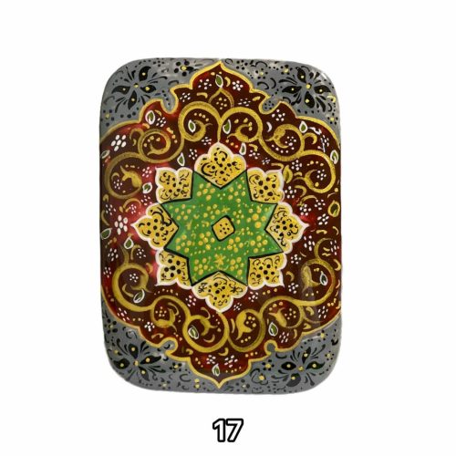 جعبه پاستور خاتم تذهیب کشویی کد3161