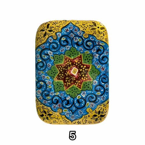 جعبه پاستور خاتم تذهیب کشویی کد3162