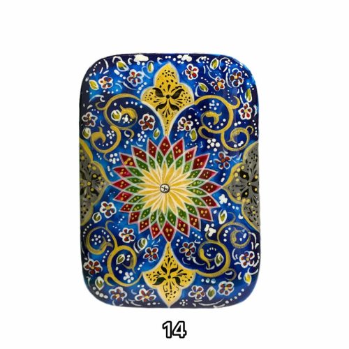 جعبه پاستور خاتم تذهیب کشویی کد3162